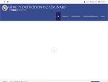 Tablet Screenshot of orthodonticteaching.com